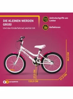 Budget 🎁 Geschenke Für Kinder Actionbikes Motors Fahrrad Butterfly 20 Zoll In Weiß/Pink Günstig Kaufen 🛒 -Günstiges Actionbikes-motors Geschäft actionbikes motors fahrrad butterfly 20 zoll in weiss pink 3