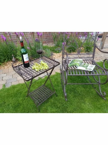 Budget 😀 Möbel Ambiente Haus Beistelltisch Klappbar In Antikbraun - (H) 69 Cm Günstig Kaufen 😀 6 Budget 😀 Möbel Ambiente Haus Beistelltisch Klappbar In Antikbraun - (H) 69 Cm Günstig Kaufen 😀 – Bild 4