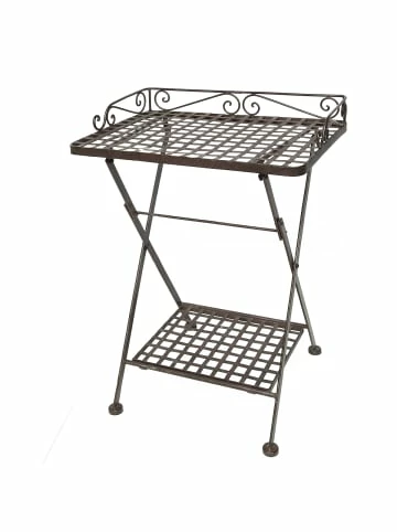 Budget 😀 Möbel Ambiente Haus Beistelltisch Klappbar In Antikbraun - (H) 69 Cm Günstig Kaufen 😀 3 Budget 😀 Möbel Ambiente Haus Beistelltisch Klappbar In Antikbraun - (H) 69 Cm Günstig Kaufen 😀