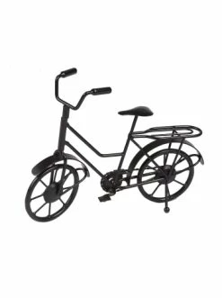 Aktion 🎉 Dekoration Ambiente Haus Deko-Fahrrad In Schwarz - (B) 27 Cm Günstig Kaufen 💯