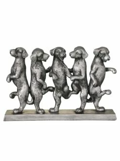 Top 10 👍 Dekoration Ambiente Haus Hunde-Tanz In Antiksilber Günstig Kaufen 🔔