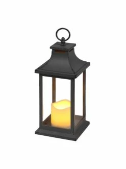 Am billigsten 🛒 Dekoration Ambiente Haus Laterne Inkl. LED-Kerze In Antikgrau Günstig Kaufen ⭐