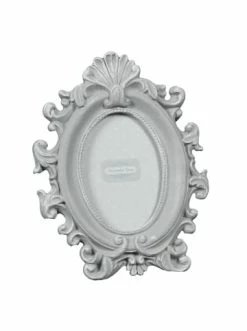 Rabatt 👏 Dekoration Ambiente Haus Ovaler Bilderrahmen In Antikgrau - (H) 10 X (B) 10 Cm Günstig Kaufen 🔔