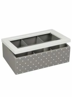 Auslauf ⭐ Küche Ambiente Haus Teekästchen In Weiß - (H) 23 Cm Günstig Kaufen 😉